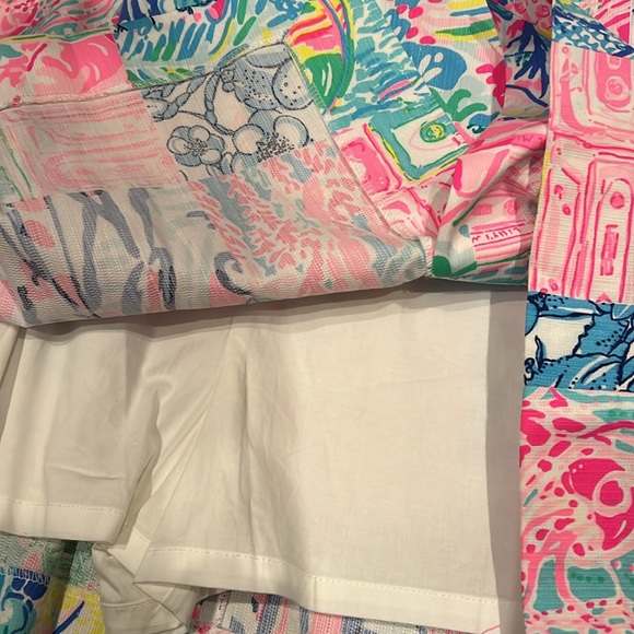 Lilly Pulitzer Jesse Romper Pop Up Summer Remix Patch size 12 NWT - Picture 8 of 9